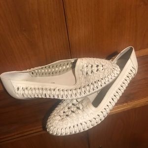 Vintage White Leather Huaraches Cobbie Cuddlers